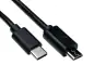 Preview: DINIC USB 3.1 Kabel Typ-C auf micro B, schwarz, DINIC Polybag, 1m
